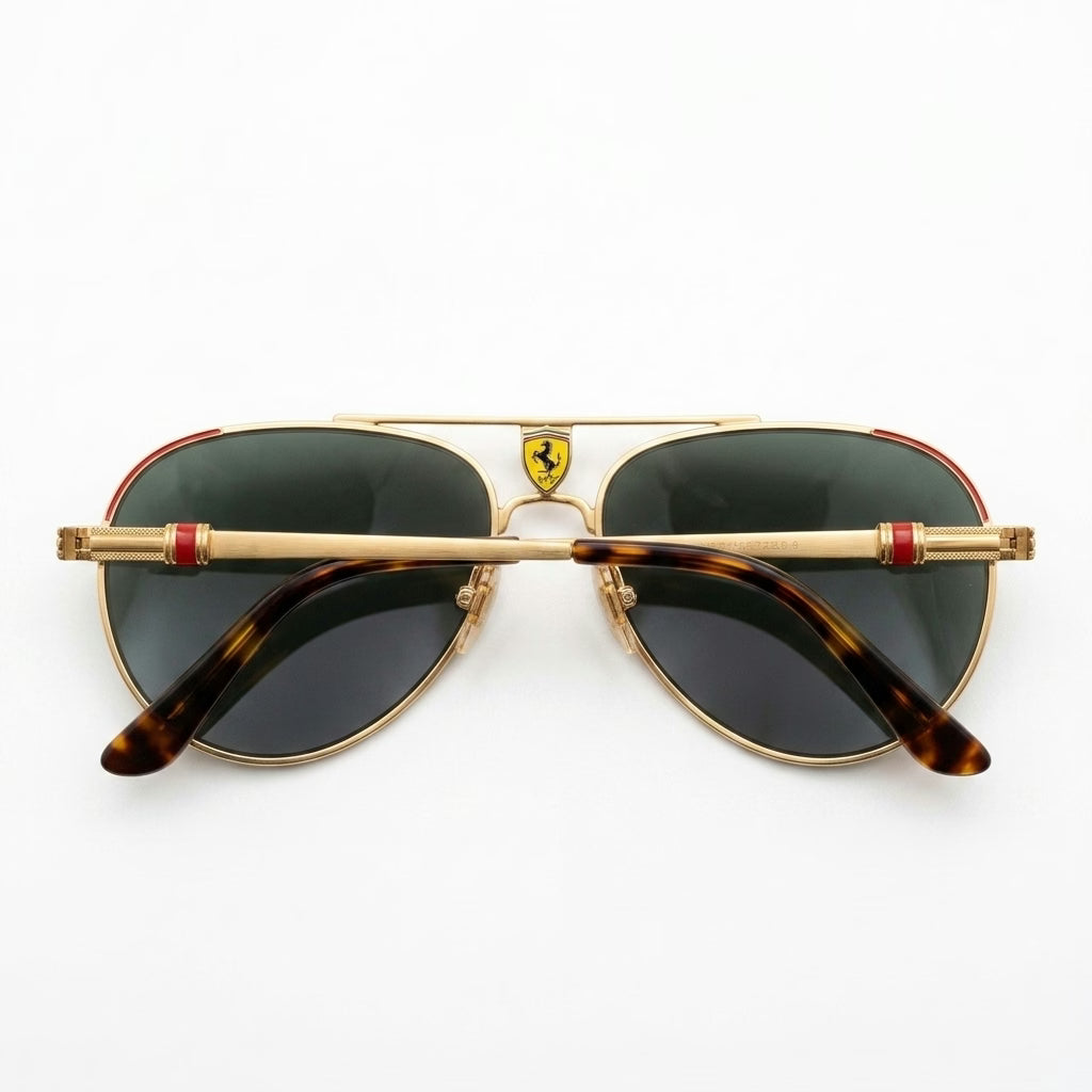 Vintage Ferrari Formula 1 Aviator Sunglasses
