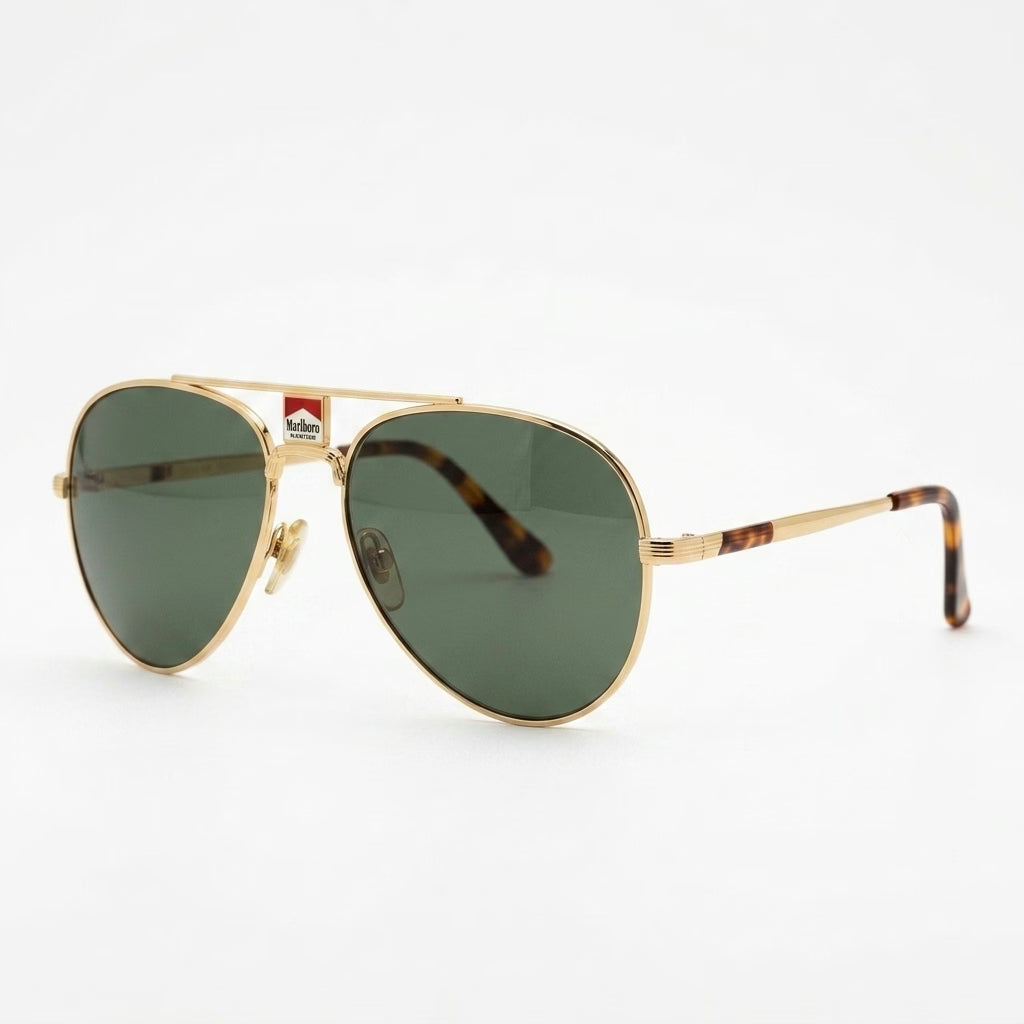Vintage Marlboro Racing Aviator Sunglasses