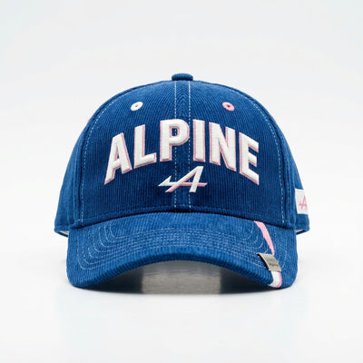 Alpine F1 Vintage Corduroy Cap - French Racing Blue