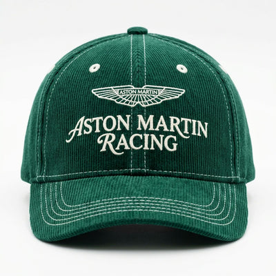 Aston Martin Racing Vintage Corduroy Cap - Emerald Green