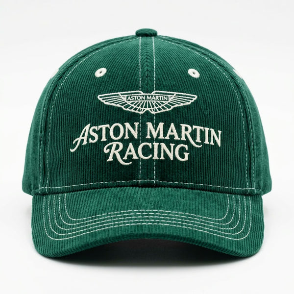 Aston Martin Racing Vintage Corduroy Cap - Emerald Green