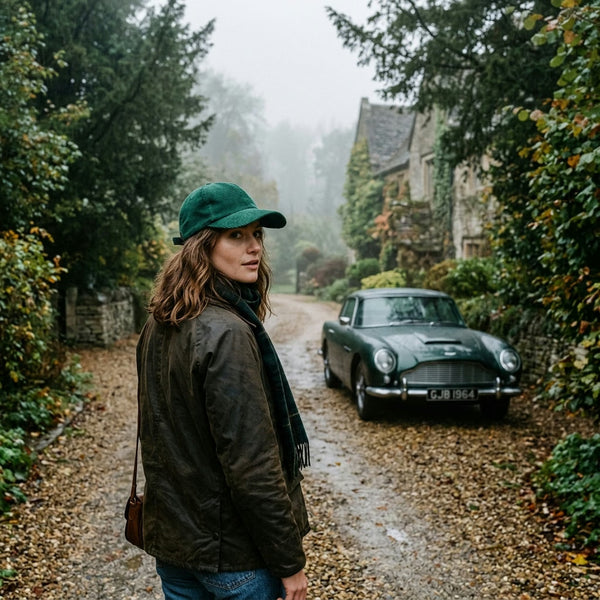 Aston Martin Racing Vintage Corduroy Cap - Emerald Green