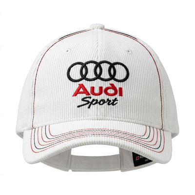 Audi Sport Vintage Corduroy Cap - Crisp White