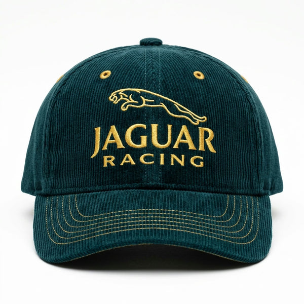 Jaguar Racing Vintage Corduroy Cap - Dark Teal