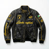 Lamborghini Vintage Racing Leather Jacket