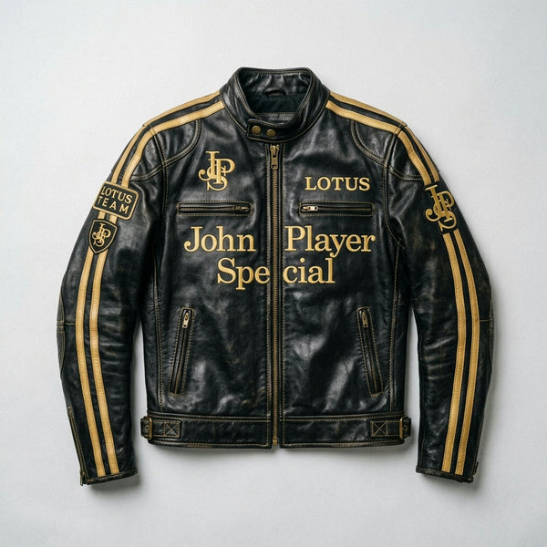 Lotus John Player Special Vintage Leather Jacket