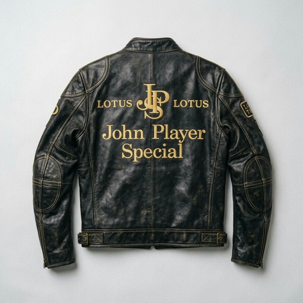 Lotus John Player Special Vintage Leather Jacket