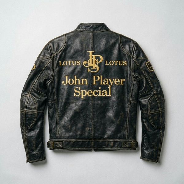 Lotus John Player Special Vintage Leather Jacket