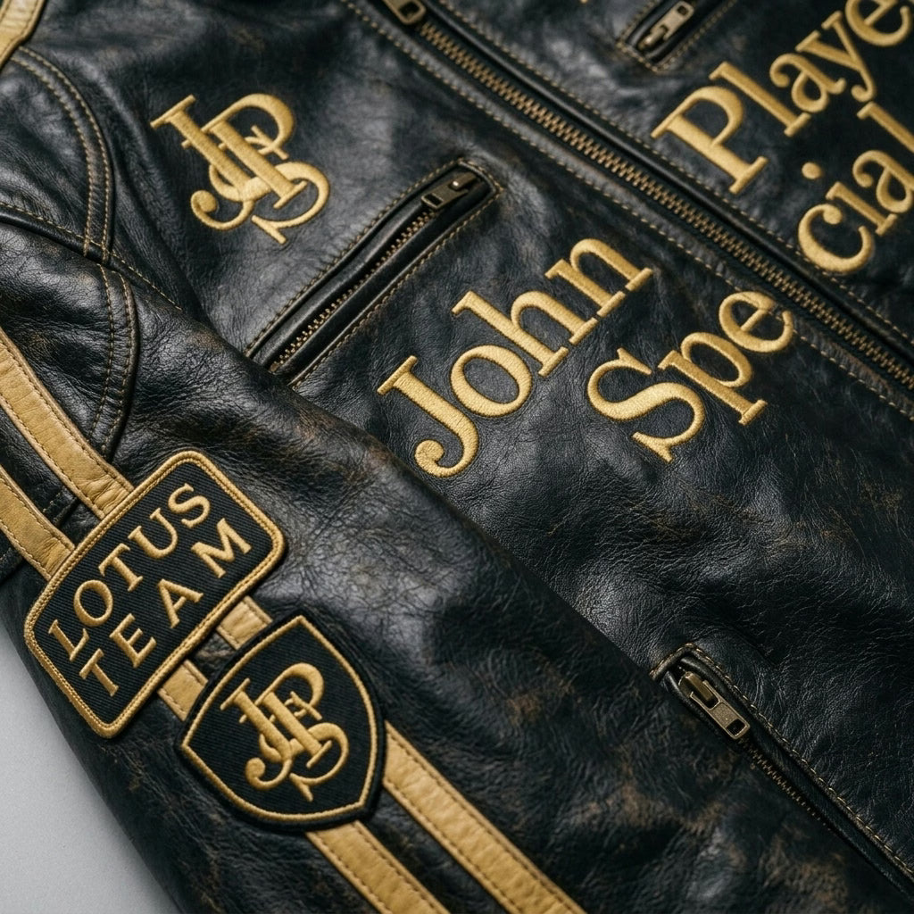 Lotus John Player Special Vintage Leather Jacket