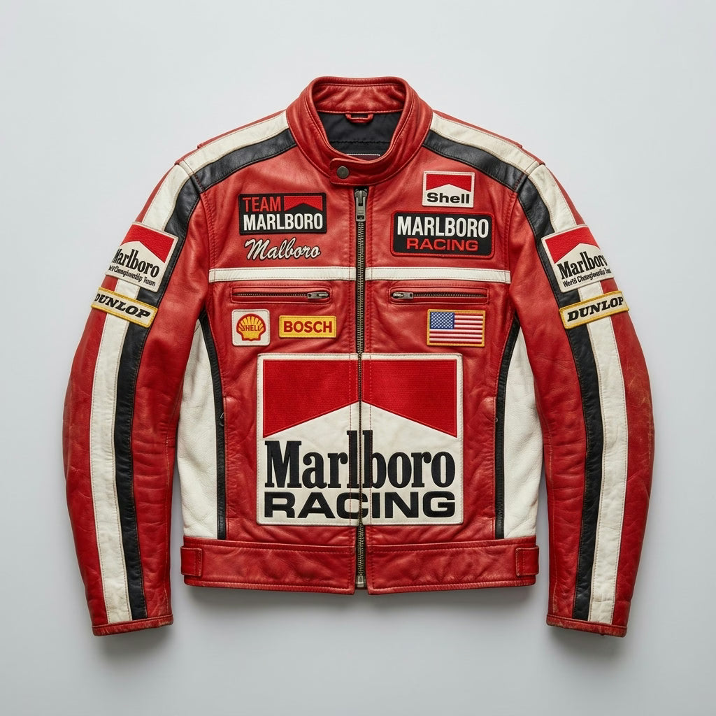 Marlboro Racing Vintage Leather Jacket