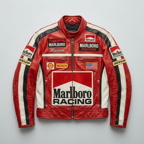 Marlboro Racing Vintage Leather Jacket