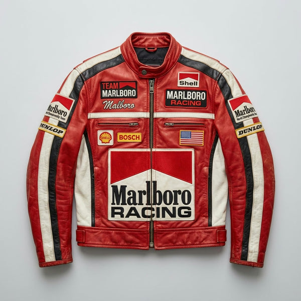 Marlboro Racing Vintage Leather Jacket