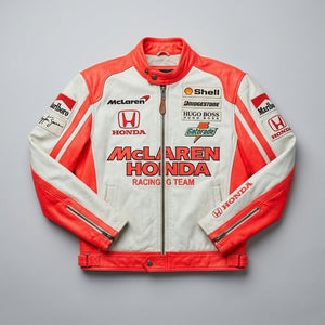 McLaren Honda Vintage Racing Leather Jacket