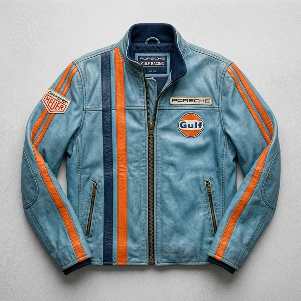 Porsche Gulf Racing Vintage Leather Jacket