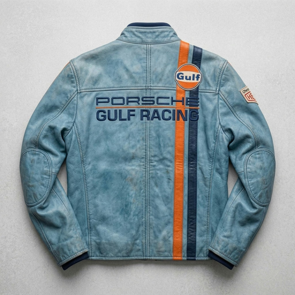 Porsche Gulf Racing Vintage Leather Jacket