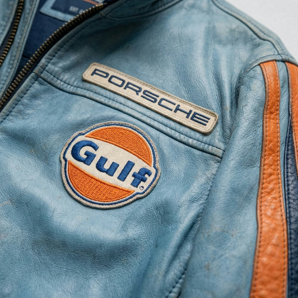 Porsche Gulf Racing Vintage Leather Jacket