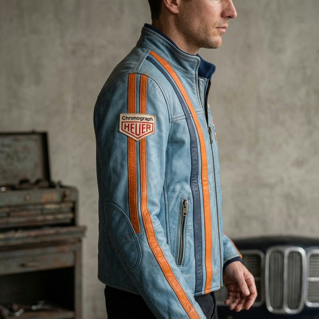 Porsche Gulf Racing Vintage Leather Jacket