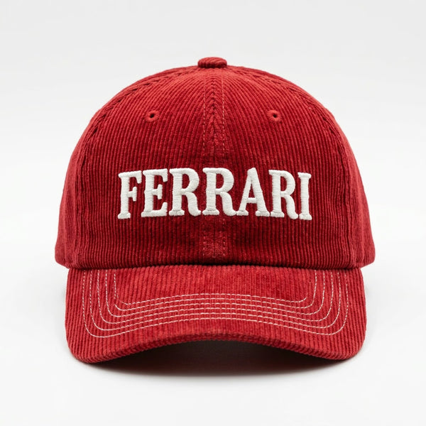 Scuderia Ferrari Vintage Corduroy Cap
