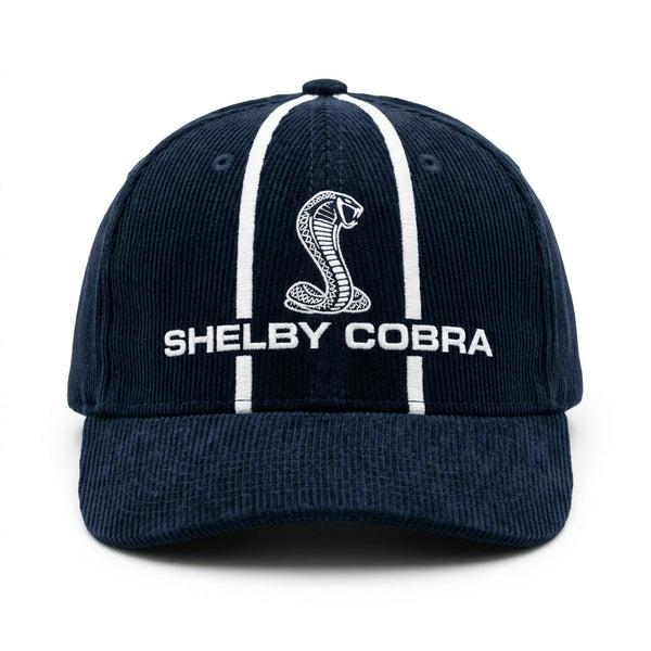 Shelby Cobra Racing Vintage Corduroy Cap - Navy