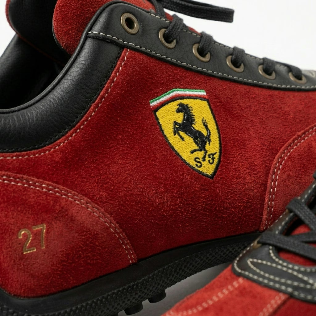 Vintage Ferrari Formula 1 Driving Shoes