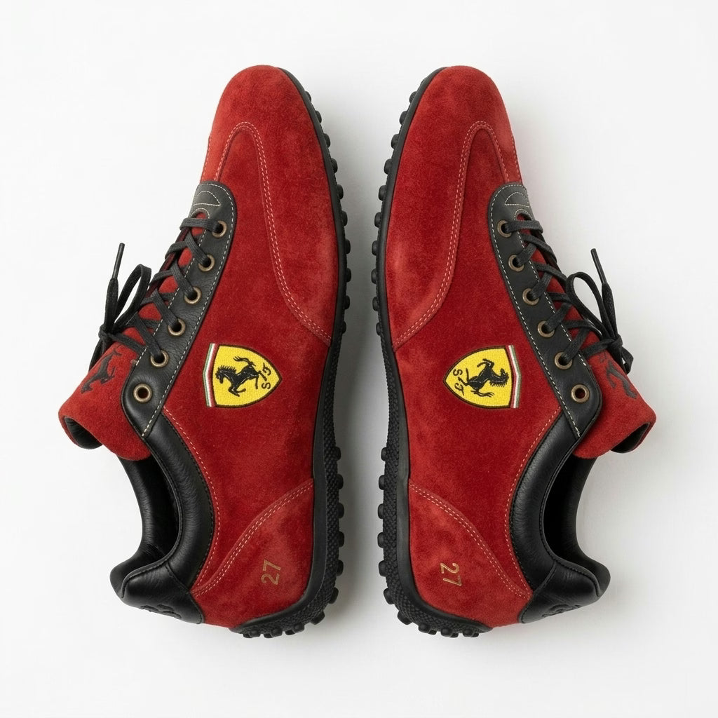 Vintage Ferrari Formula 1 Driving Shoes