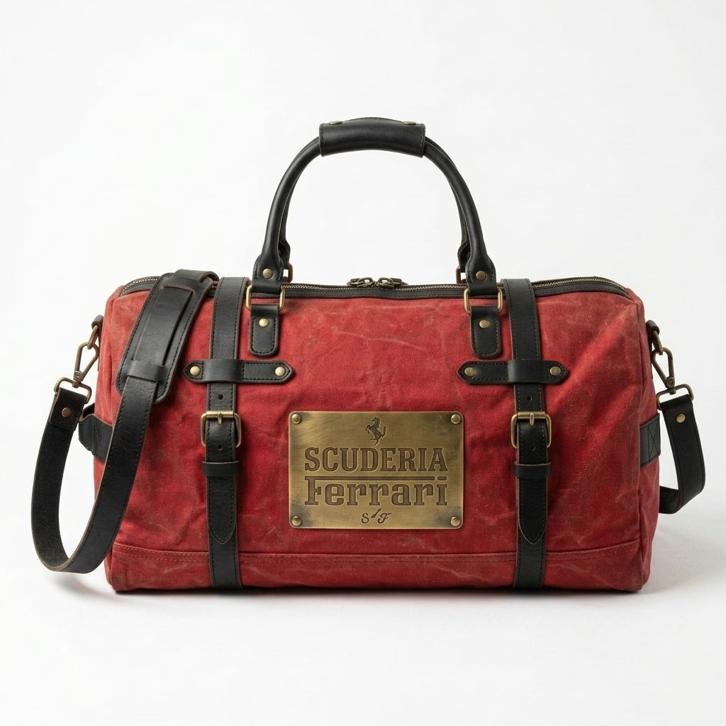 Vintage Ferrari Formula 1 Weekend Bag