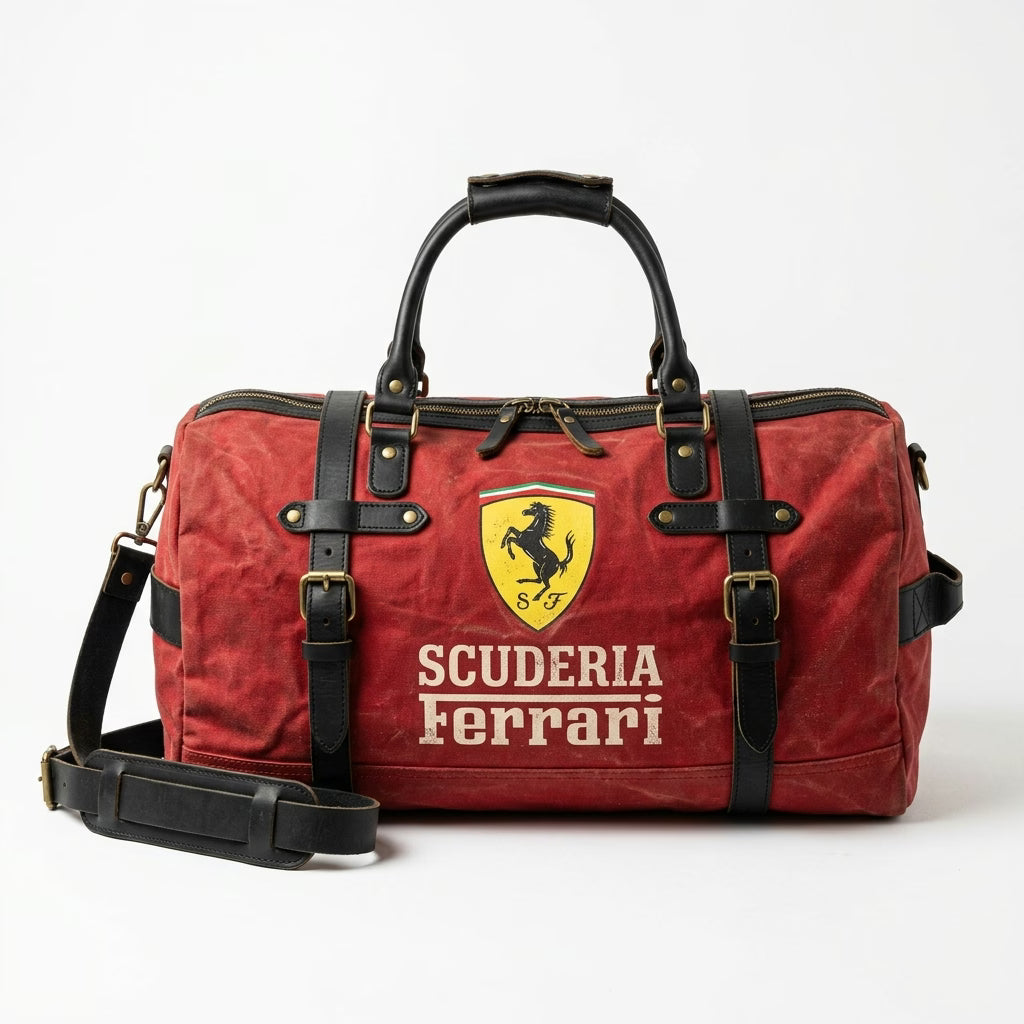 Vintage Ferrari Formula 1 Weekend Bag