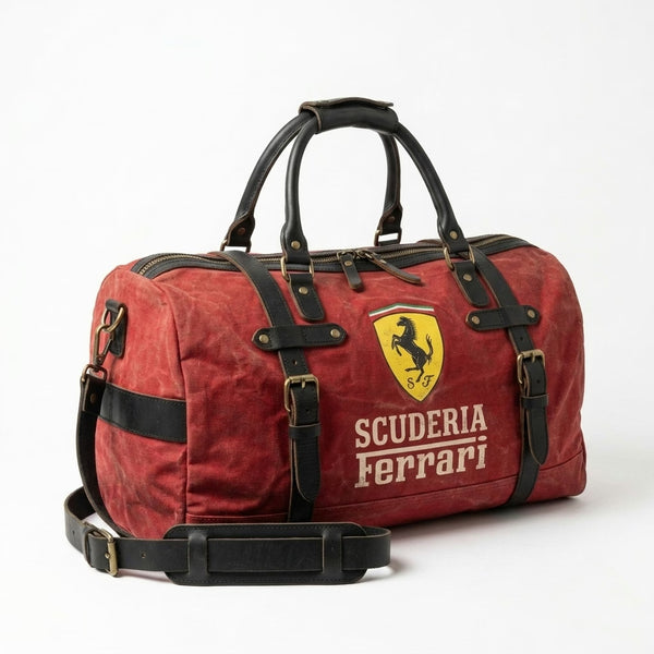 Vintage Ferrari Formula 1 Weekend Bag