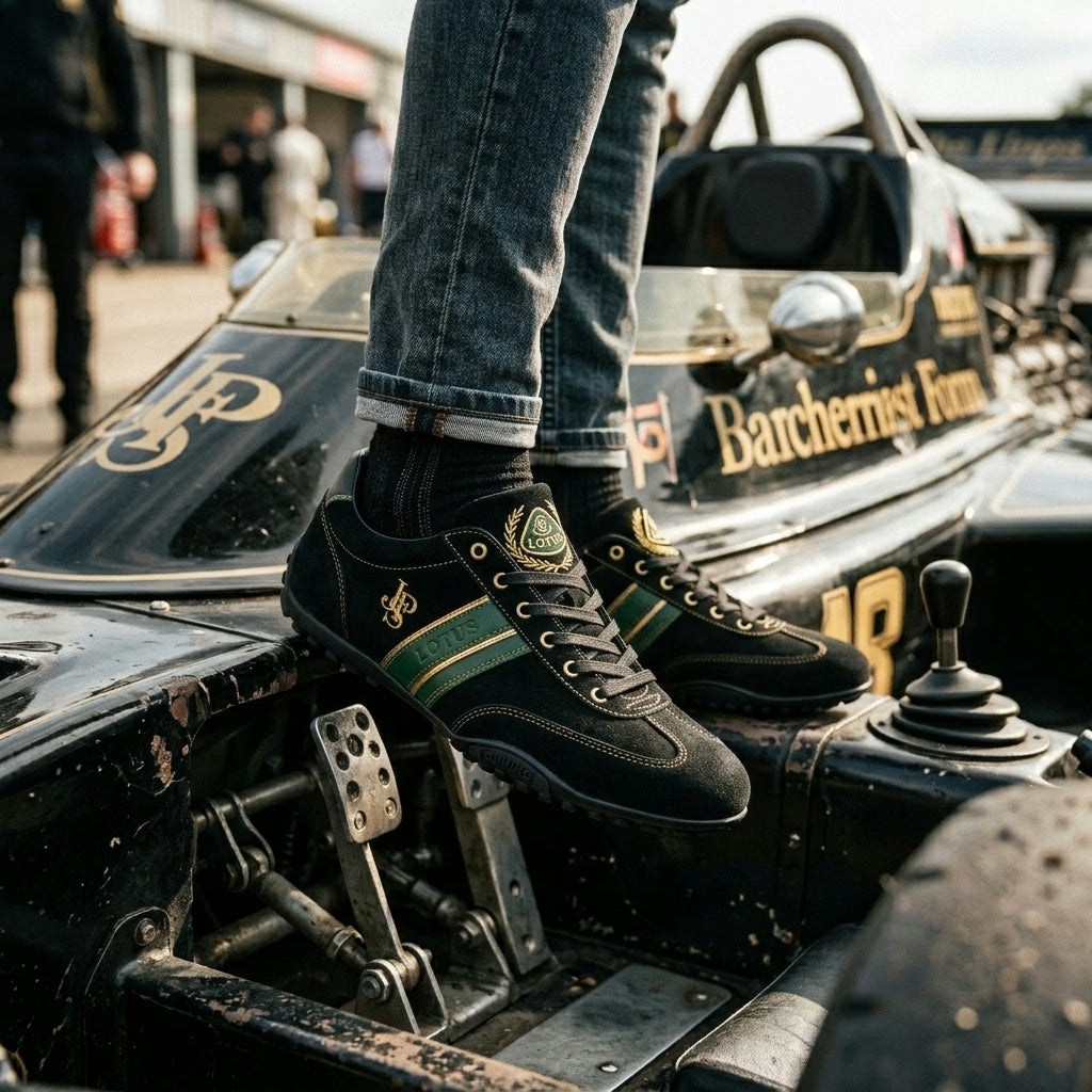 Vintage John Player Special Lotus Driving Shoes