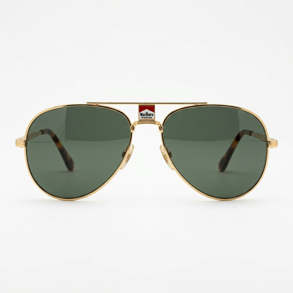 Vintage Marlboro Racing Aviator Sunglasses