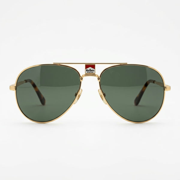 Vintage Marlboro Racing Aviator Sunglasses
