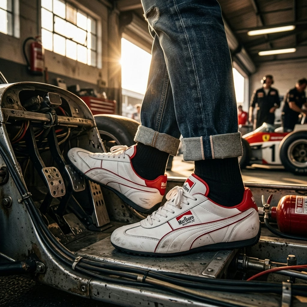 Vintage Marlboro Racing Driving Shoes