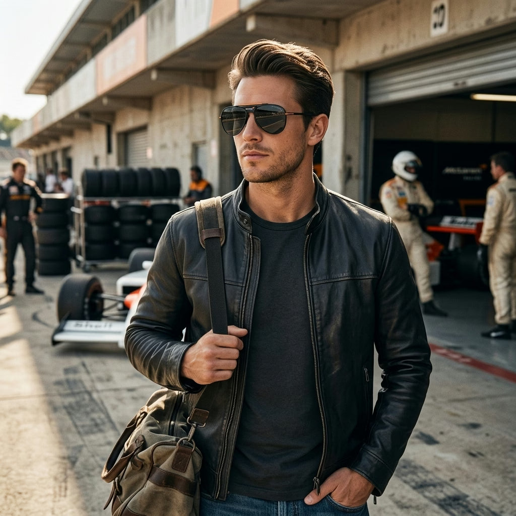 Vintage McLaren Racing Aviator Sunglasses