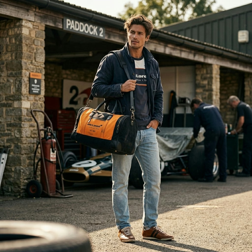Vintage McLaren Racing Weekend Bag