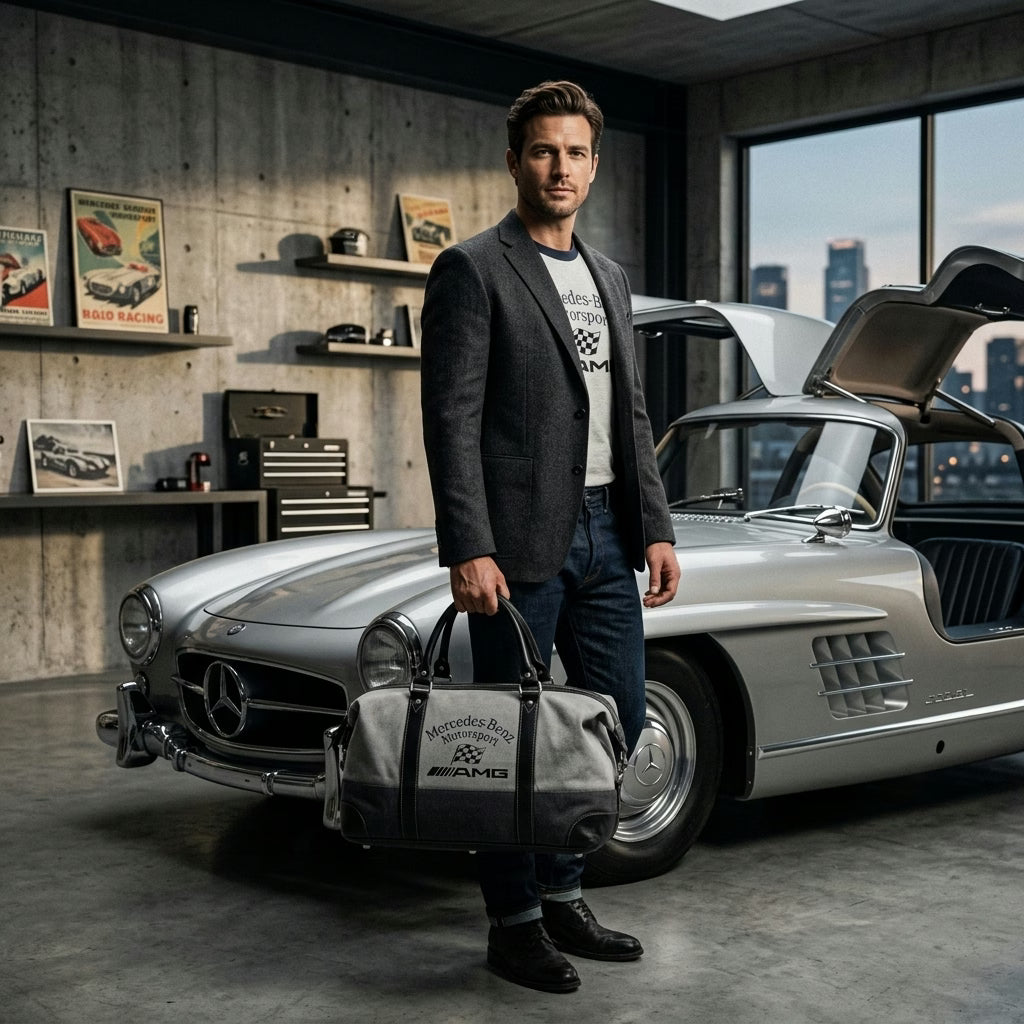 Vintage Mercedes-Benz AMG Weekend Bag