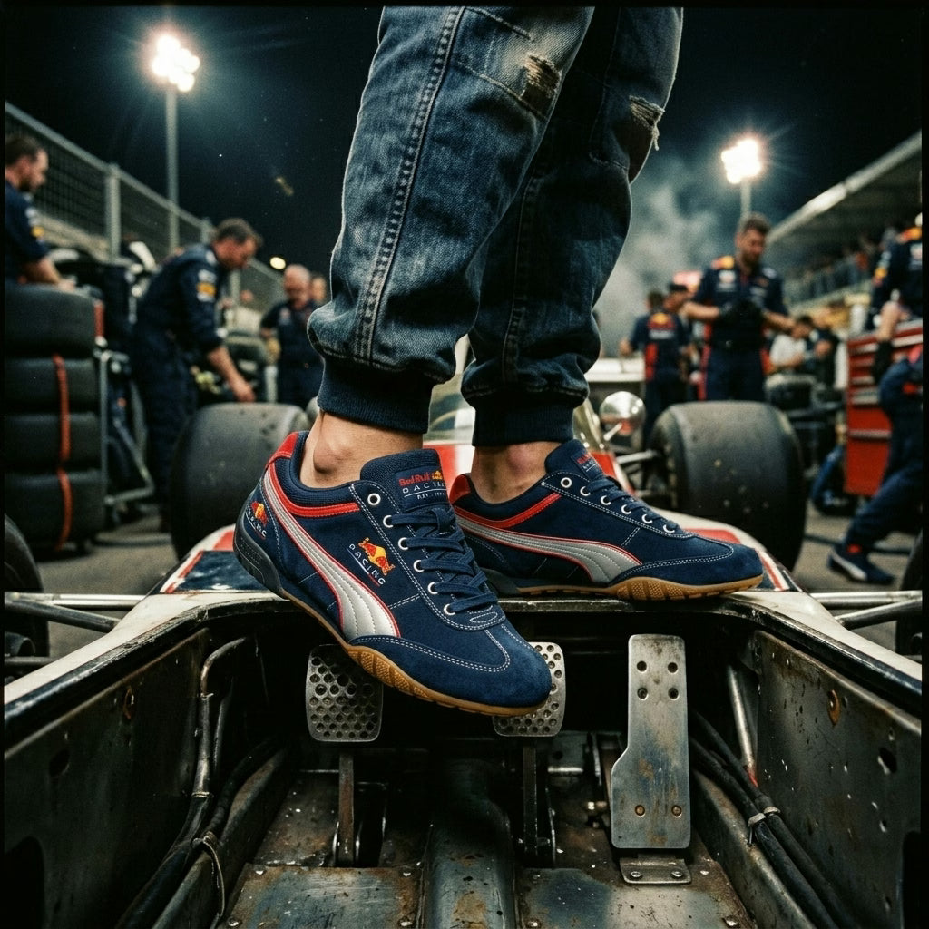 Vintage Red Bull Racing Driving Shoes