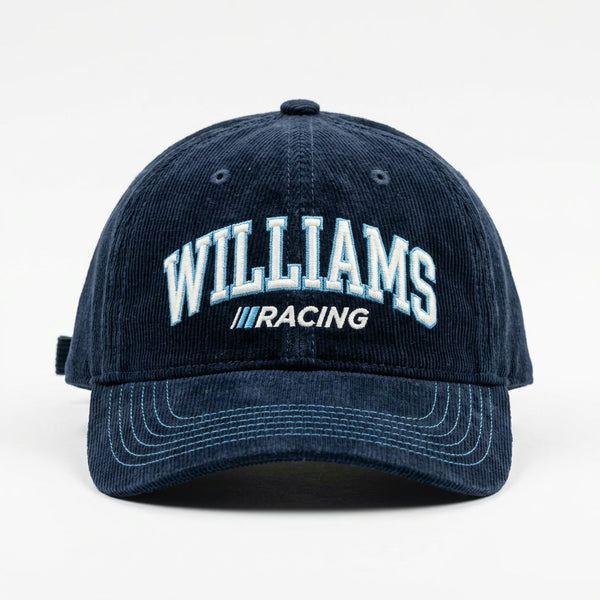 Williams Racing Vintage Corduroy Cap - Navy Blue